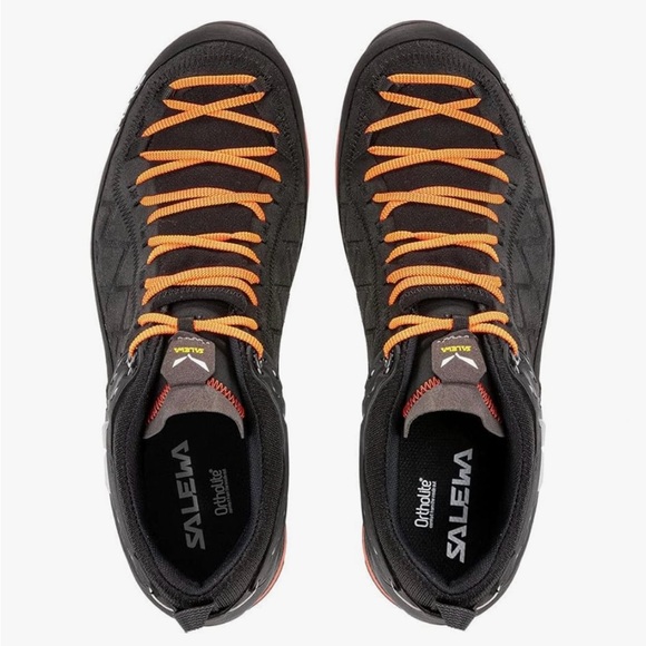 Salewa EU 44 US 10.5 MS Mountain Trainer 2 GTX Black Orange gortex vibram sole - Picture 1 of 13